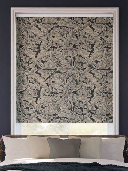 Twist2Go William Morris Acanthus Jacquard Antique Bronze Roller Blind thumbnail image