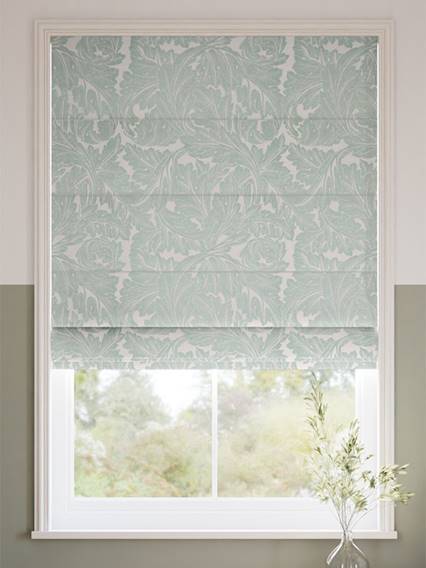 William Morris Acanthus Jacquard Opal Roman Blind thumbnail image