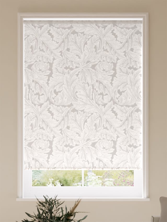 Electric William Morris Acanthus Jacquard Oyster Roller Blind thumbnail image