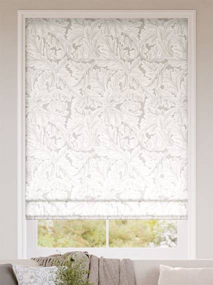 William Morris Acanthus Jacquard Oyster Roman Blind thumbnail image