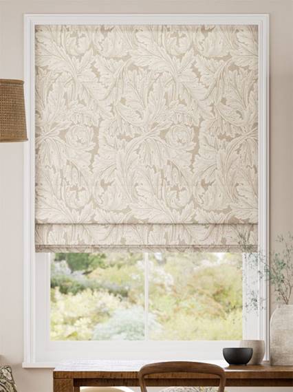 William Morris Acanthus Jacquard Soft Gold Roman Blind thumbnail image