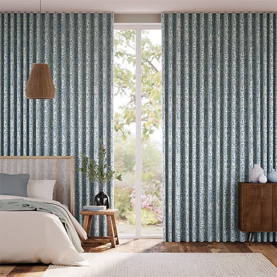 William Morris Acorn Lagoon  Curtains