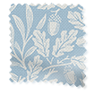 William Morris Acorn Soft Blue Curtains swatch image