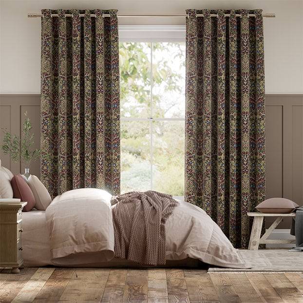 William Morris Blackthorn Damson Curtains thumbnail image