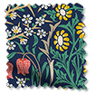 William Morris Blackthorn Indigo Curtains swatch image