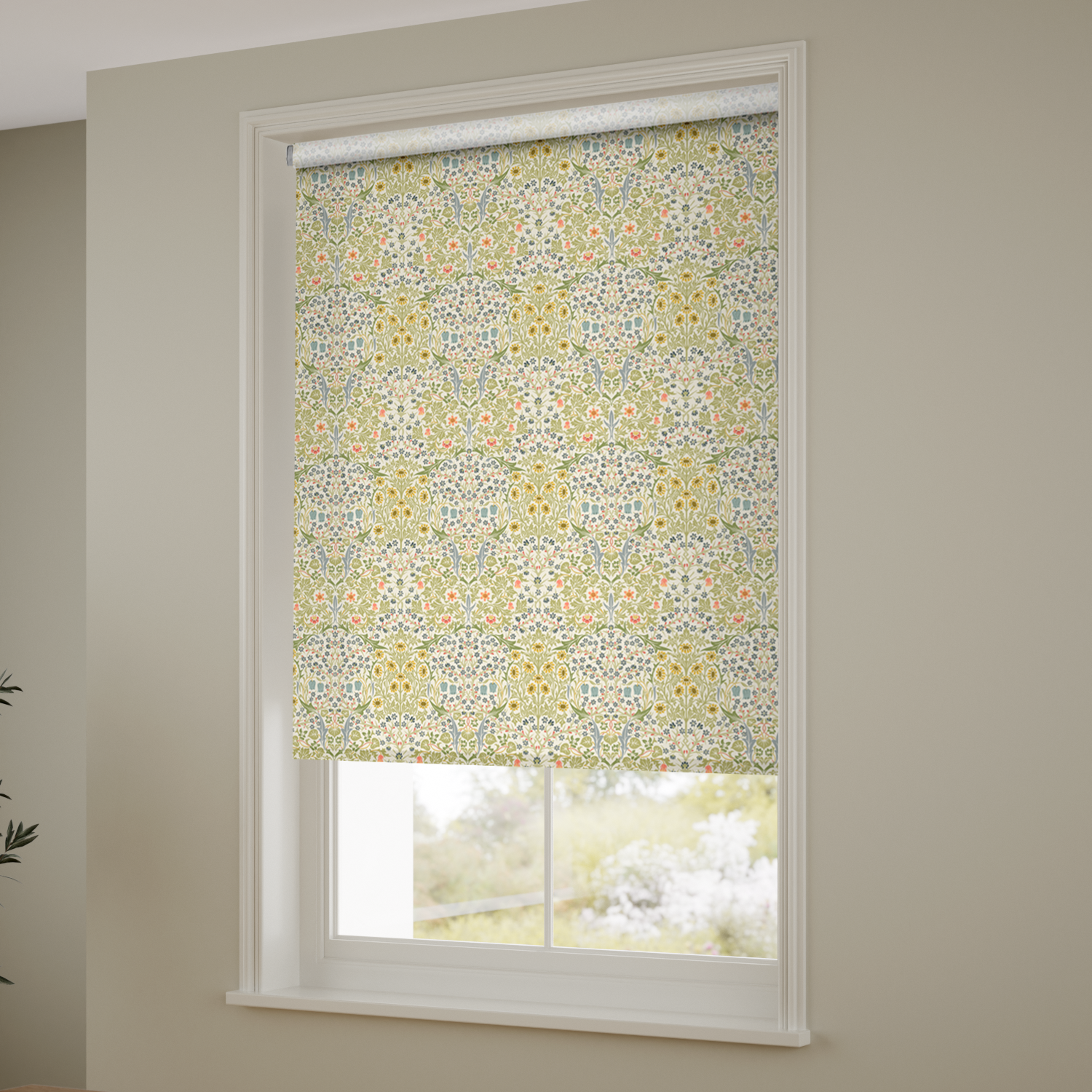 Twist2Go William Morris Blackthorn Spring Meadow Roller Blind