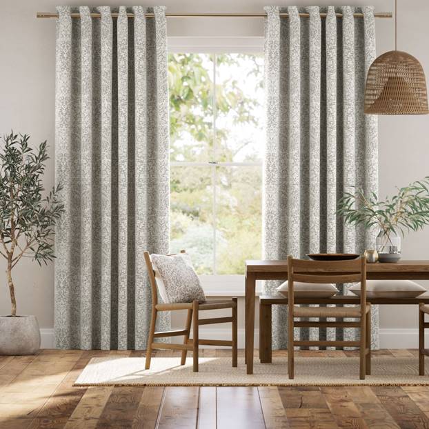 William Morris Blackthorn Stone Curtains thumbnail image