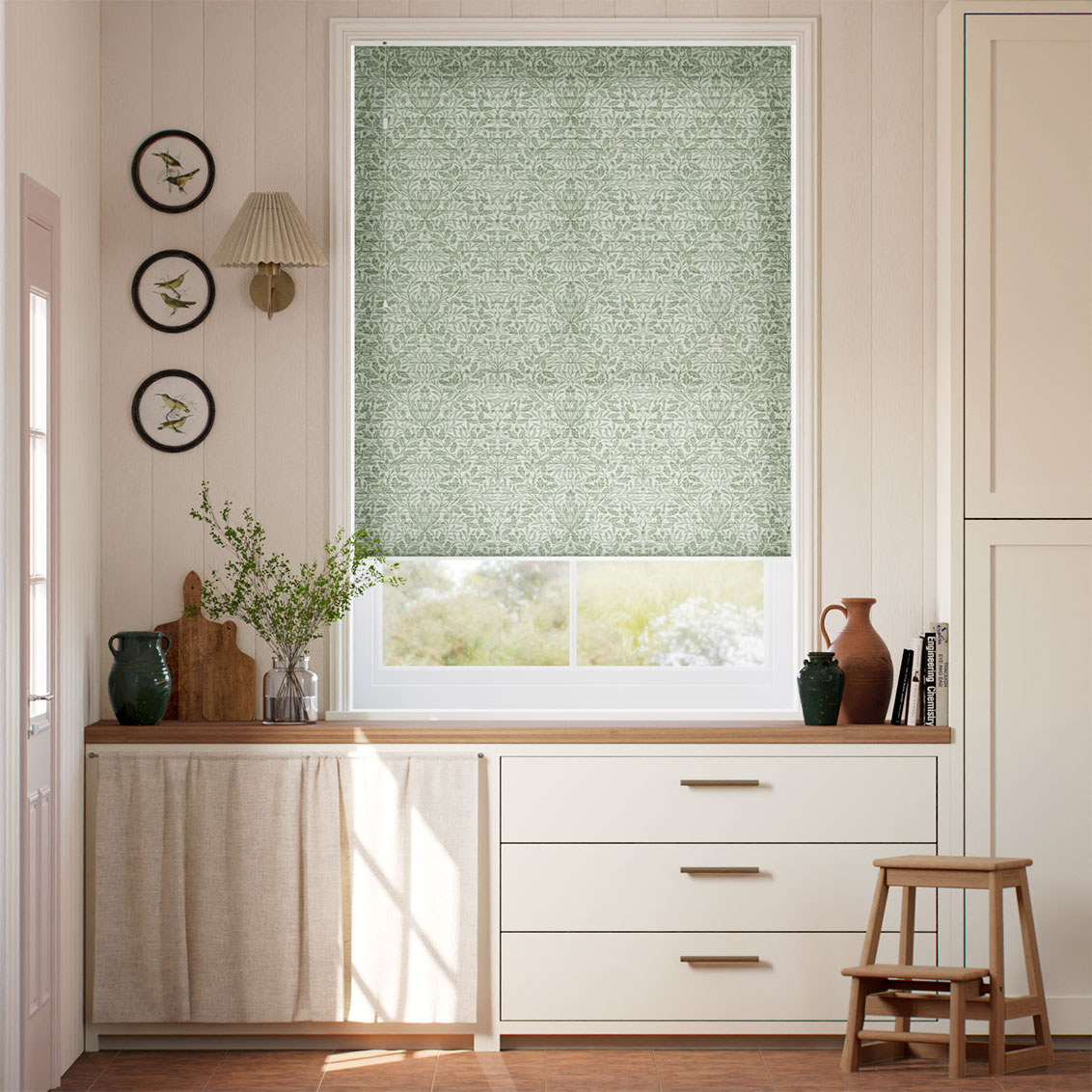 William Morris DuoLight Acorn Leaf Thermal Blind