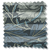 William Morris DuoLight Honeysuckle & Tulip Grey Blue Thermal Blind sample image