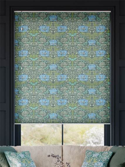 William Morris DuoLight Honeysuckle & Tulip Moonstone Duo Blind thumbnail image