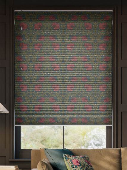 William Morris DuoLight Pimpernel Teal Duo Blind thumbnail image