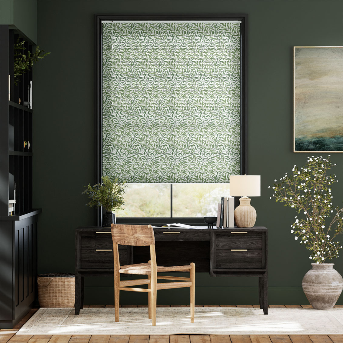 William Morris DuoLight Willow Bough Vine Thermal Blind