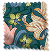 William Morris Golden Lily Evergreen Curtains swatch image