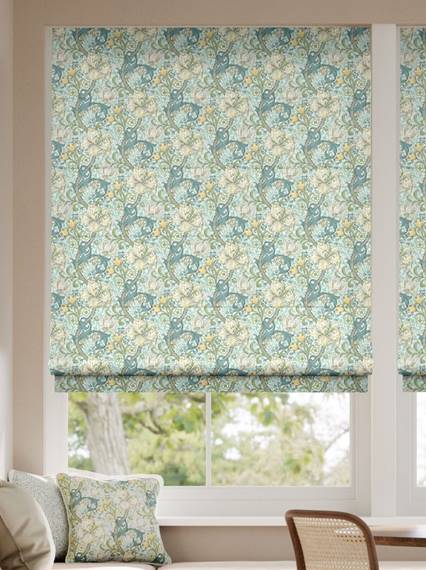 William Morris Golden Lily Opal Roman Blind thumbnail image