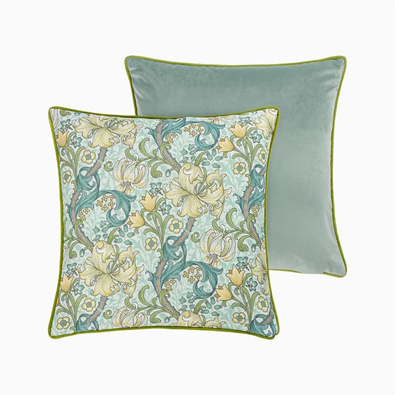 William Morris Golden Lily Opal Cushion
