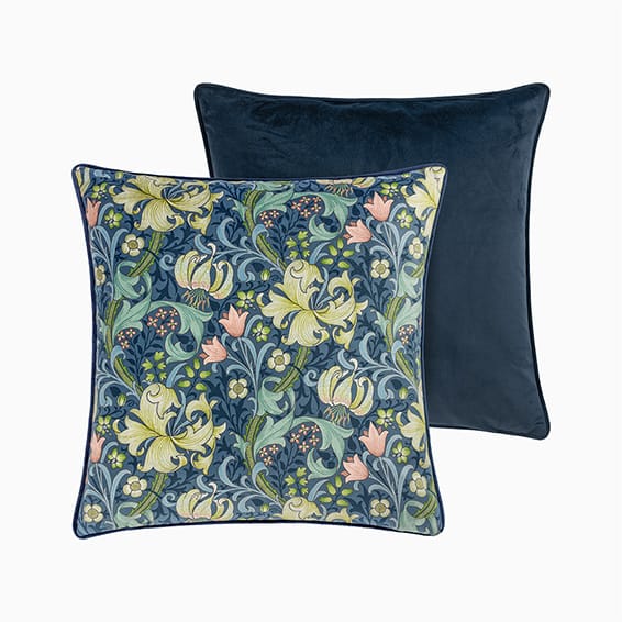 William Morris Golden Lily Twilight Cushion