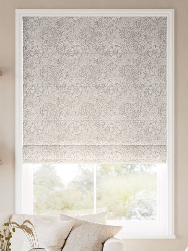 William Morris Marigold Jacquard Linen Roman Blind thumbnail image