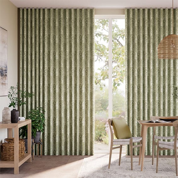 William Morris Marigold Moss Curtains