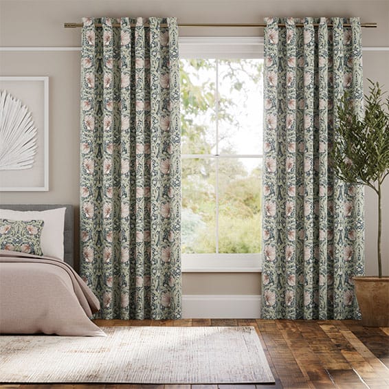 William Morris Pimpernel Blush Curtains