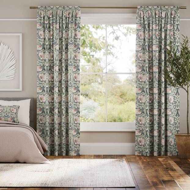 William Morris Pimpernel Blush Curtains thumbnail image