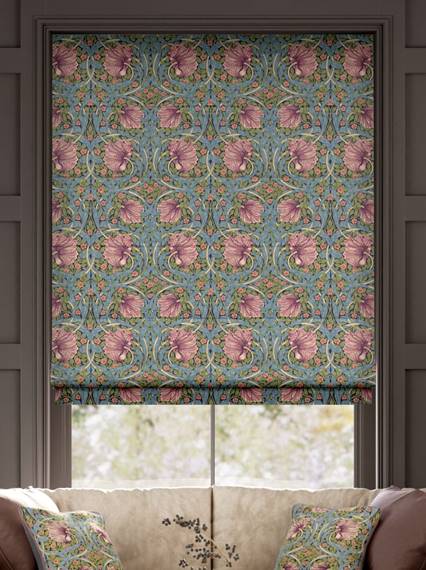 William Morris Pimpernel Elderberry Roman Blind thumbnail image