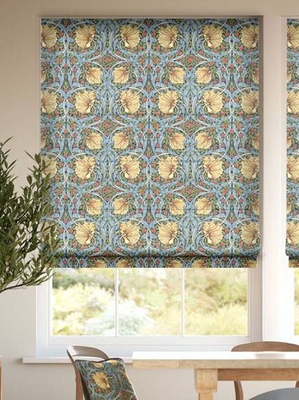 William Morris Pimpernel Honey Roman Blind thumbnail image