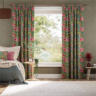 William Morris Pimpernel Magenta Curtains thumbnail image