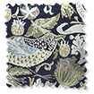 William Morris Strawberry Thief Jacquard Midnight Roman Blind swatch image