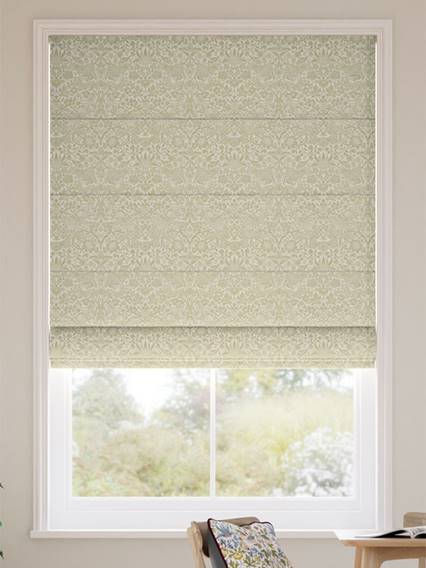 William Morris Strawberry Thief Jacquard Olive Roman Blind thumbnail image