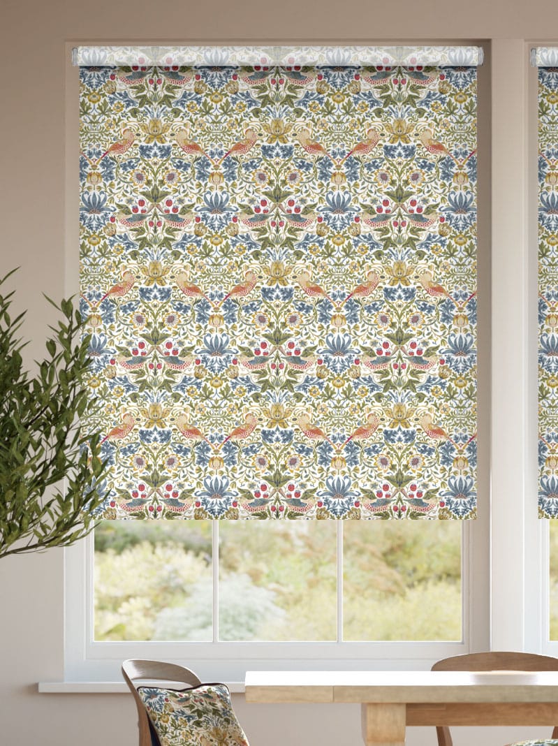 William Morris Strawberry Thief Natural Roller Blind thumbnail image