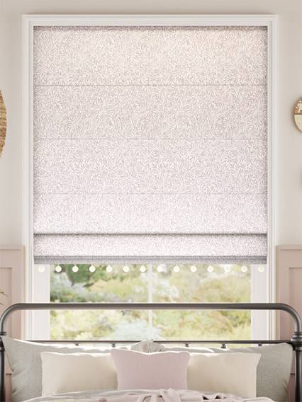 William Morris Willow Blush & Chalk Roman Blind thumbnail image