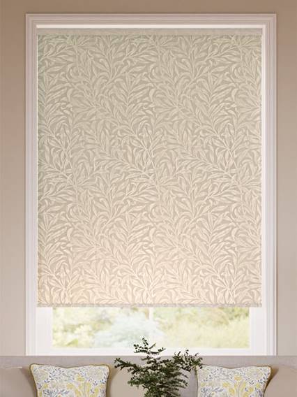 Electric William Morris Willow Bough Jacquard Soft Gold Roller Blind thumbnail image