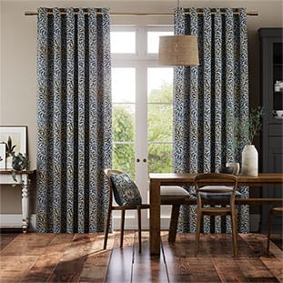 William Morris Willow Bough Midnight Curtains thumbnail image