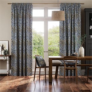 William Morris Willow Bough Midnight Curtains thumbnail image