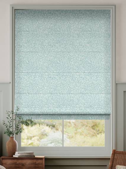 William Morris Willow Duck Egg Roman Blind thumbnail image