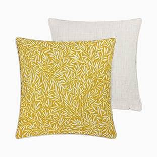 William Morris Willow Ochre Cushion thumbnail image