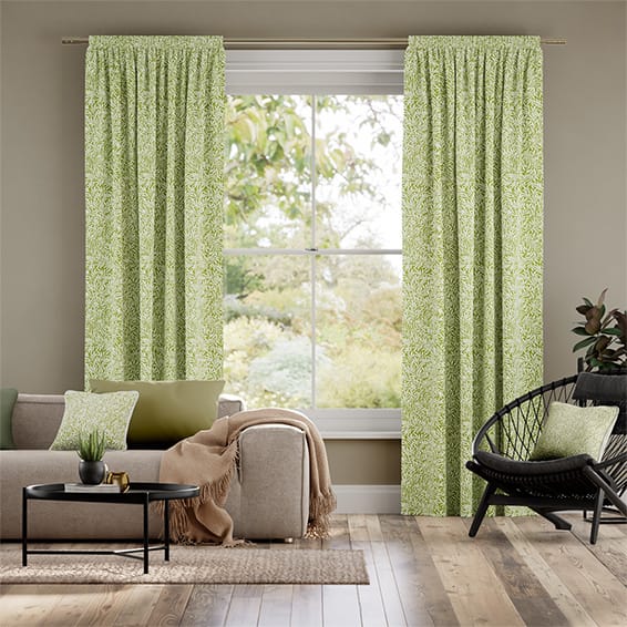 William Morris Willow Olive Curtains