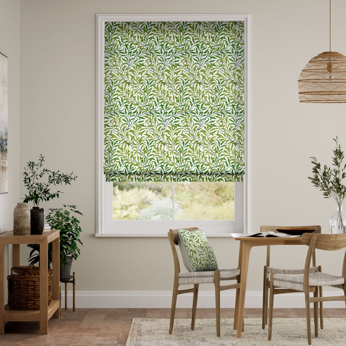 William Morris Willow Bough Vine Roman Blind