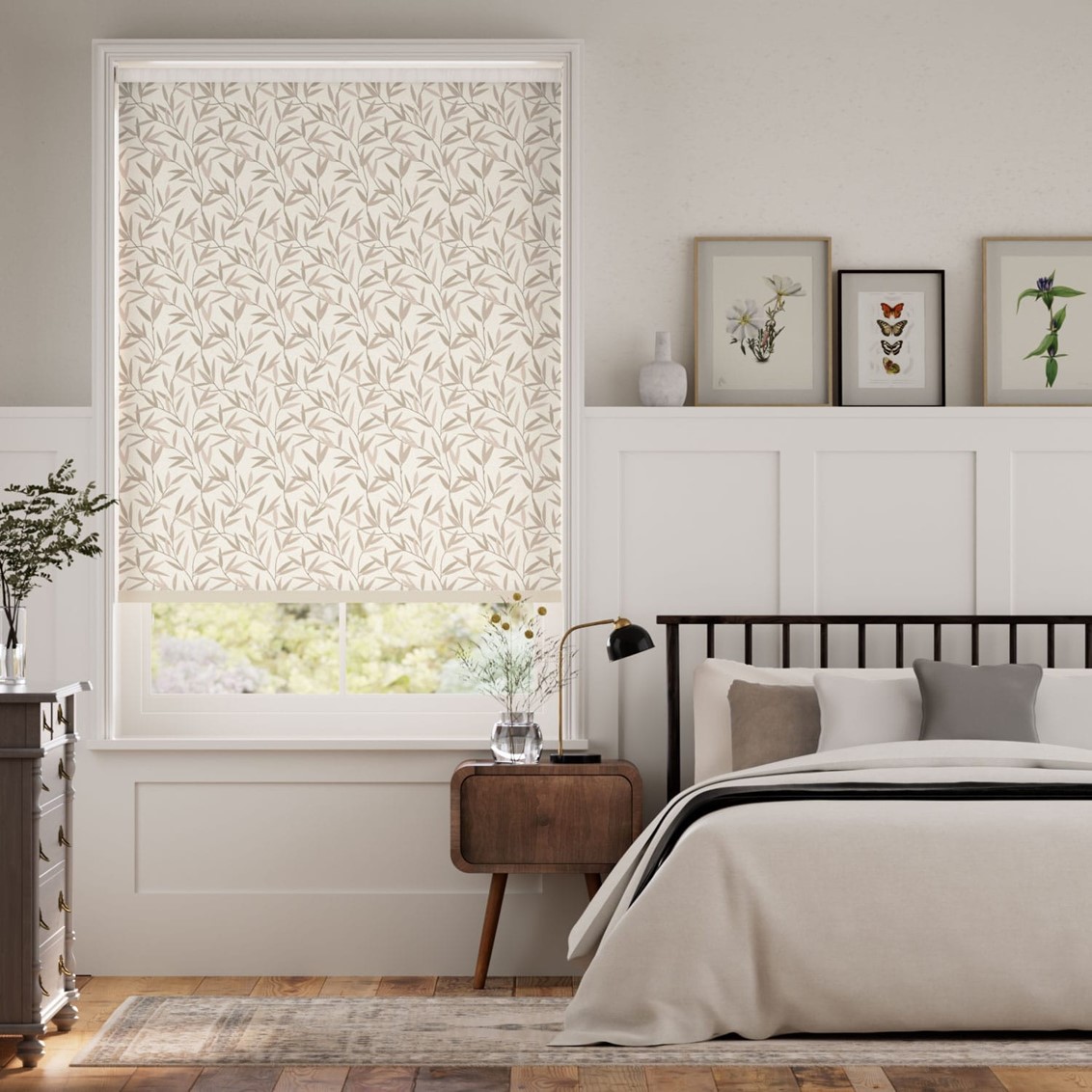 Willow Leaf Natural  Roller Blind