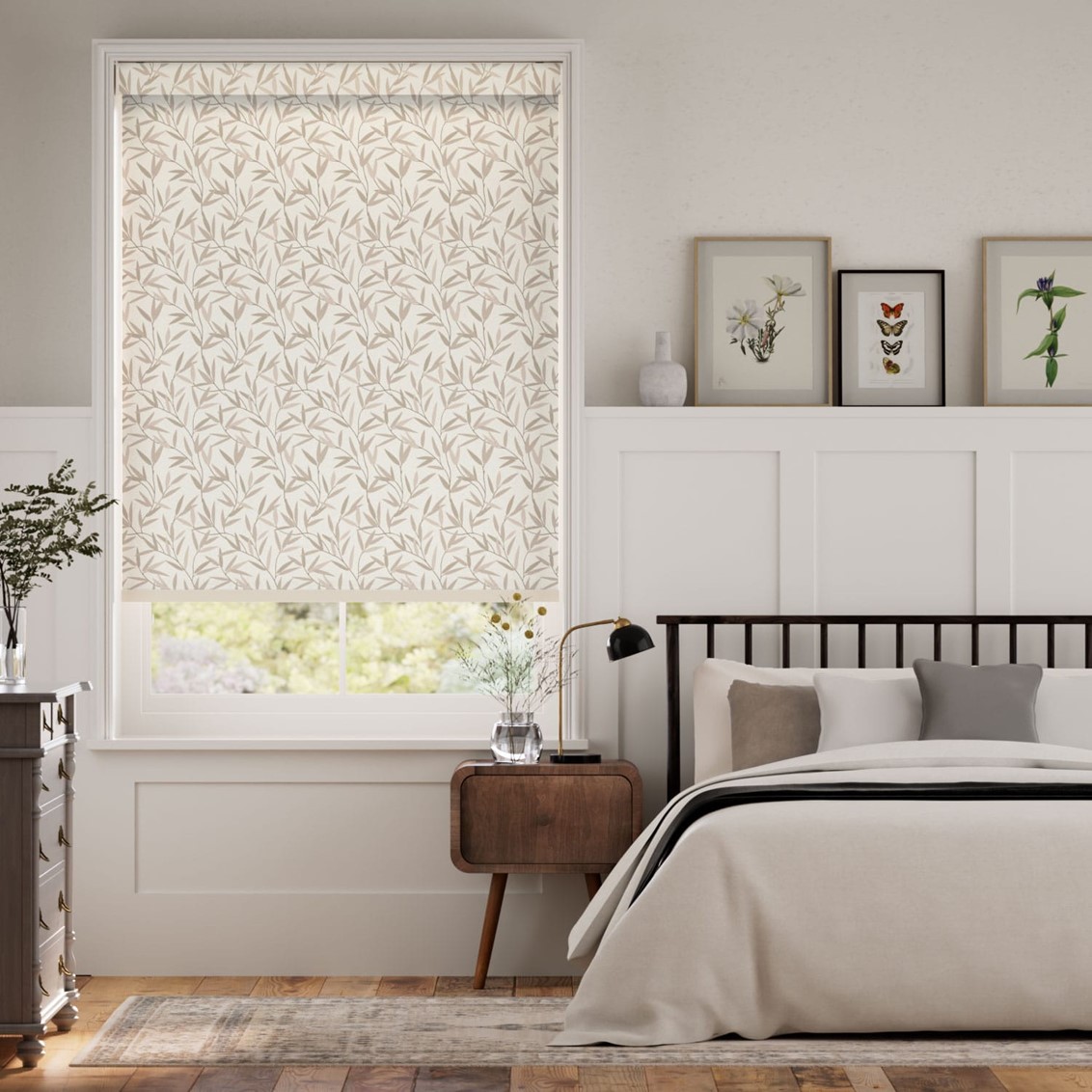 Willow Leaf Natural  Roller Blind