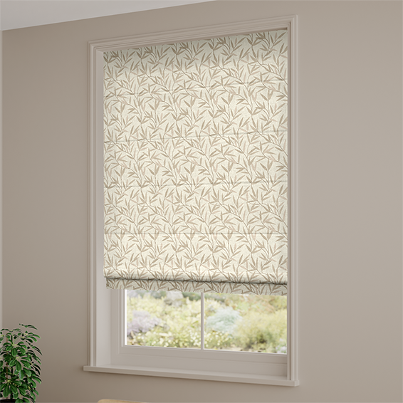 Willow Leaf Natural Roman Blind