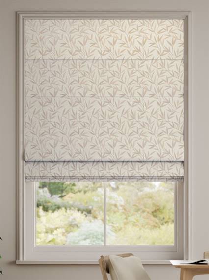 Willow Leaf Natural Roman Blind thumbnail image