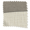 Wilton Natural Weave & Lanura Stone Roman Blind swatch image