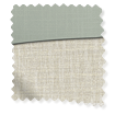 Wilton Natural Weave & Paleo Linen Teal Wash Roman Blind swatch image