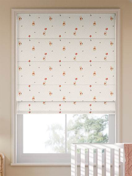 Winnie the Pooh's Hunny Daydream Buttermilk Roman Blind thumbnail image