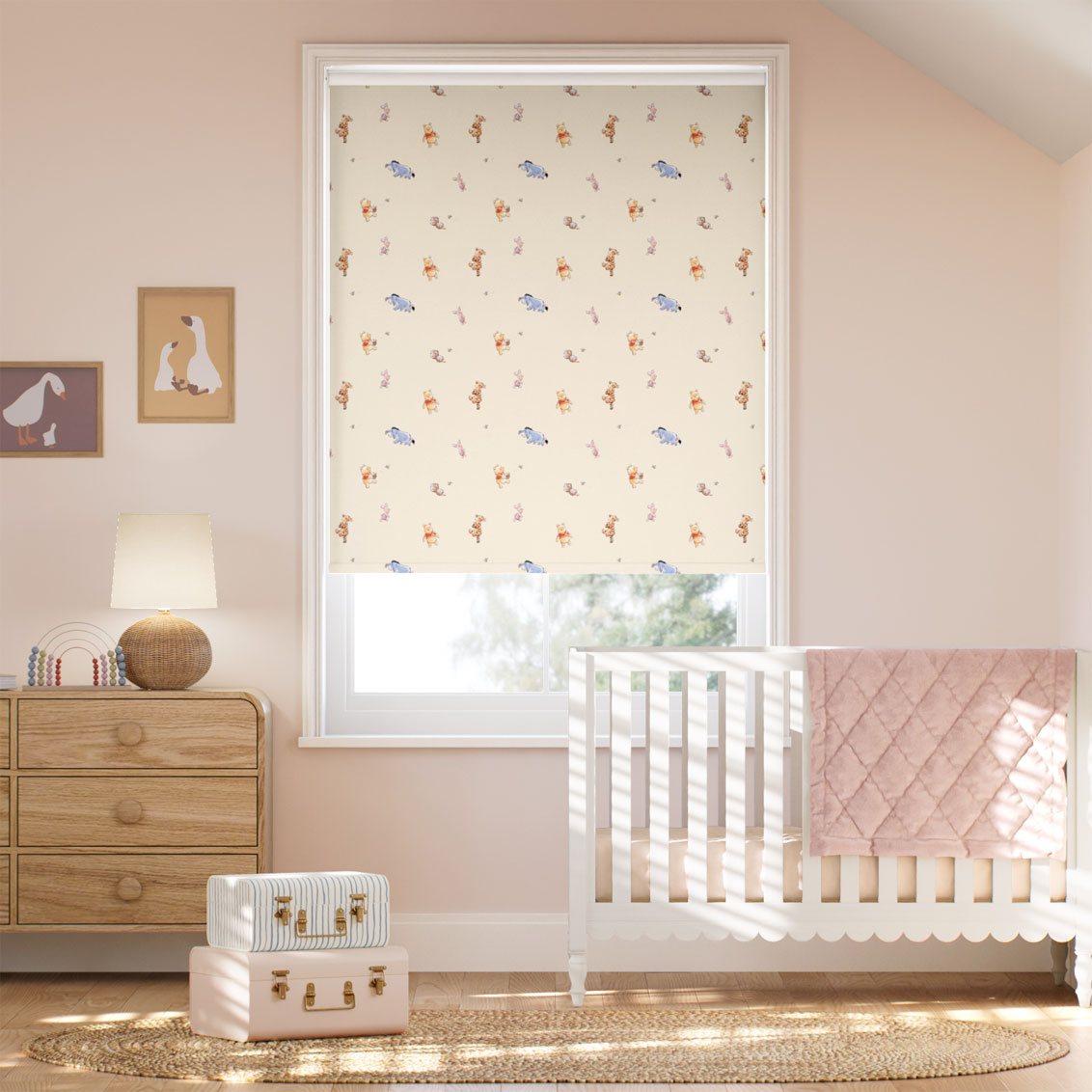 Winnie the Pooh & Friends Blackout Honey Oat Roller Blind