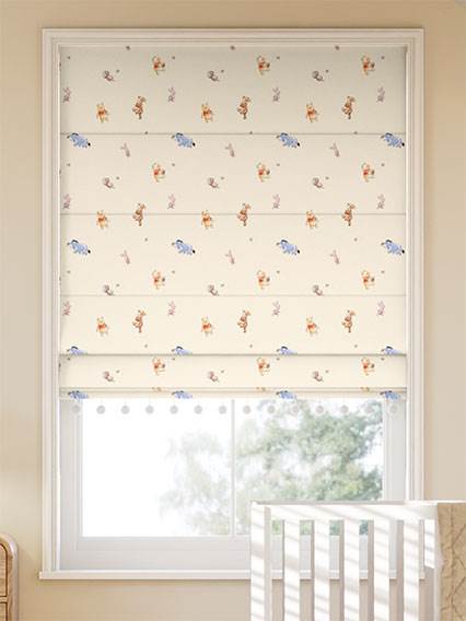 Winnie the Pooh & Friends Pom Pom Honey Oat Roman Blind thumbnail image