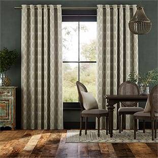 Winter Leaf Linen Hazelwood Curtains thumbnail image