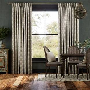 Winter Leaf Linen Hazelwood Curtains thumbnail image