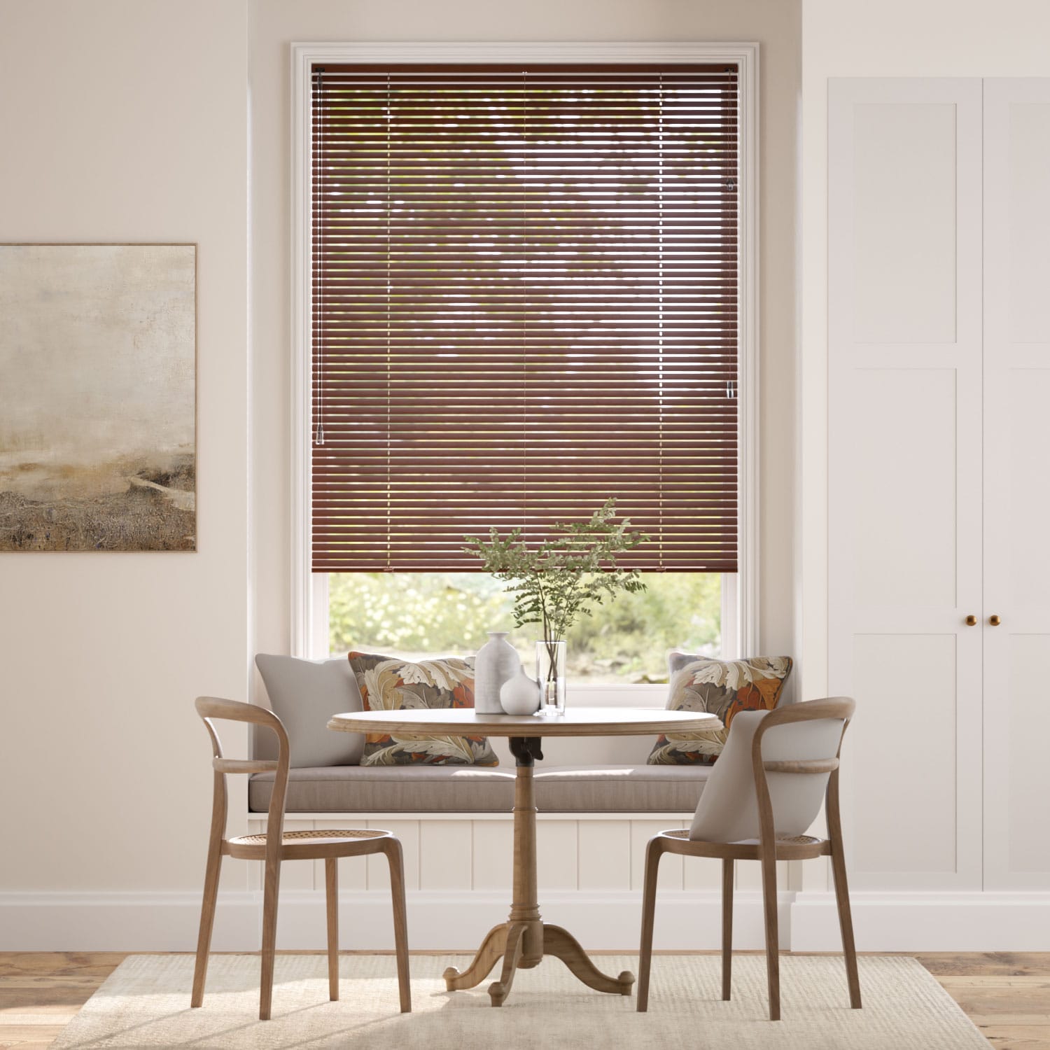 Woodgrain Colonial Oak Venetian Blind - 25mm Slat